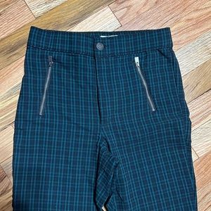 Hollister • plaid • dress pants • skinny high waisted • size small